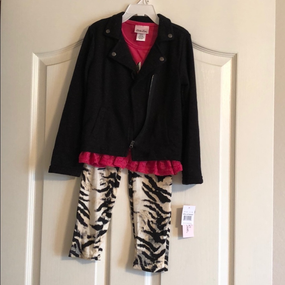 Little girls long sleeve 3-piece set